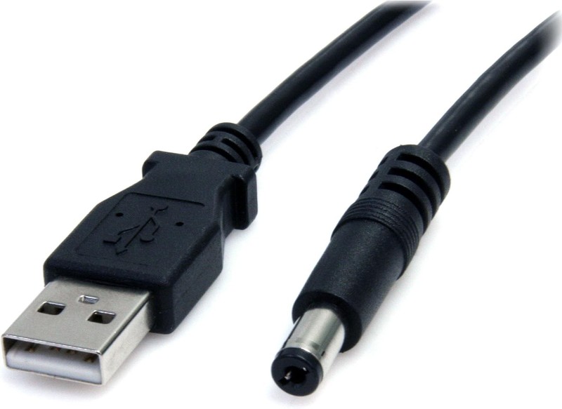 Durable 3FT USB to Type M Barrel DC Power Cable - Perfect for All Devices gallery