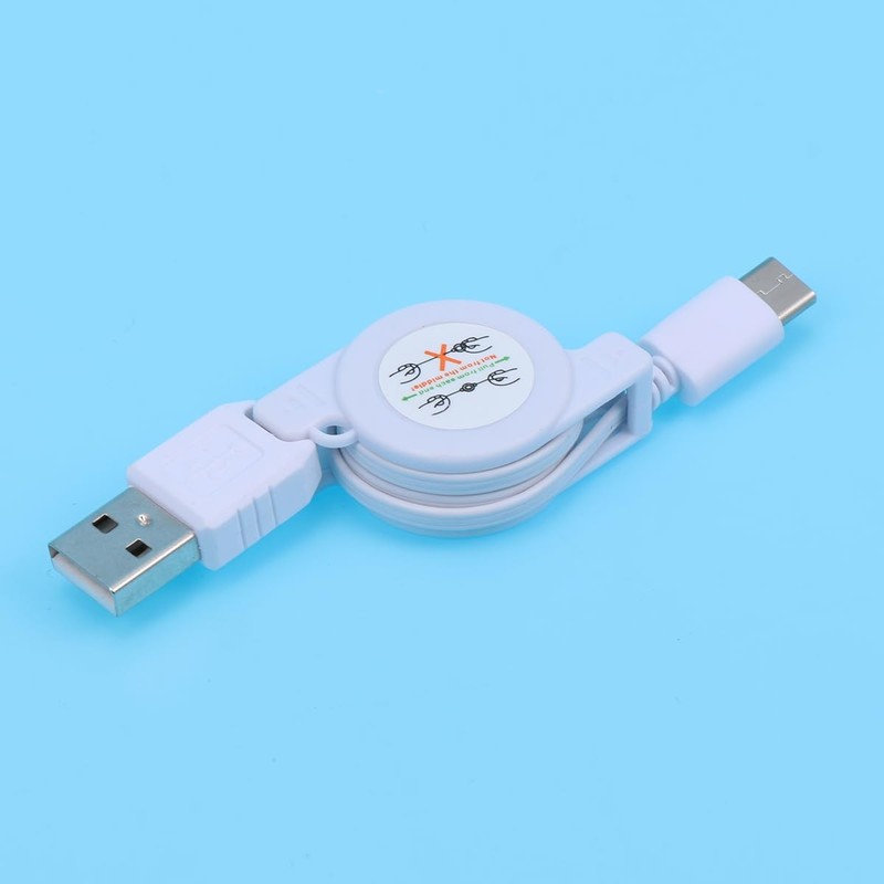 Adjustable Retractable USB 3.1 C To A Charging Cable Cord For Car Travel gallery