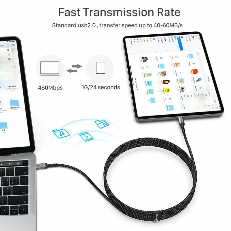 USB C to USB C Cable 3m 100W Long 10ft USB Type-C 5A E Mark Fast Charging 300cm gallery