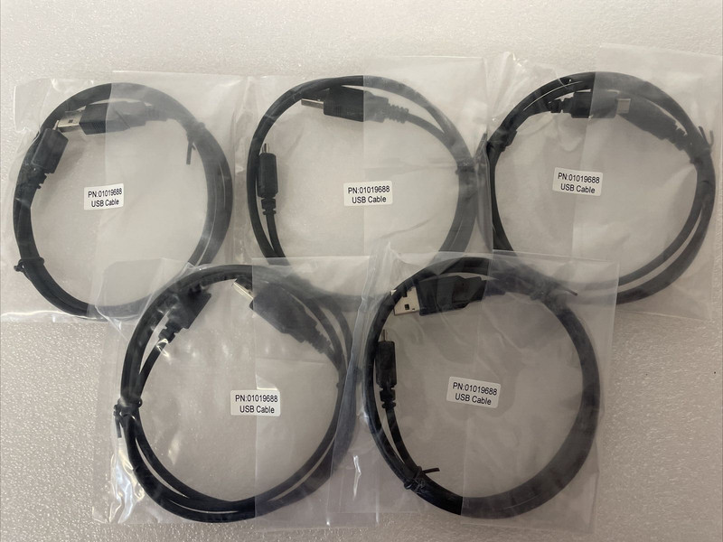 Lot of 5 USB 2.0 Cable A Male to Micro B Male
