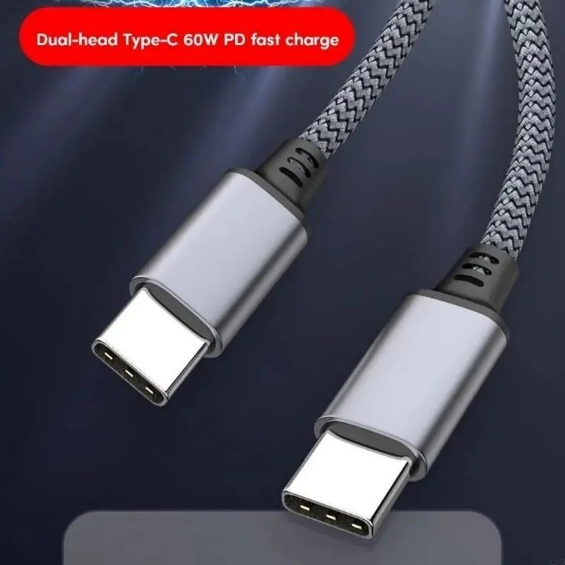 60W USB C to USB C Cable PD Fast Charge Data Cord 1M 2M 3M gallery