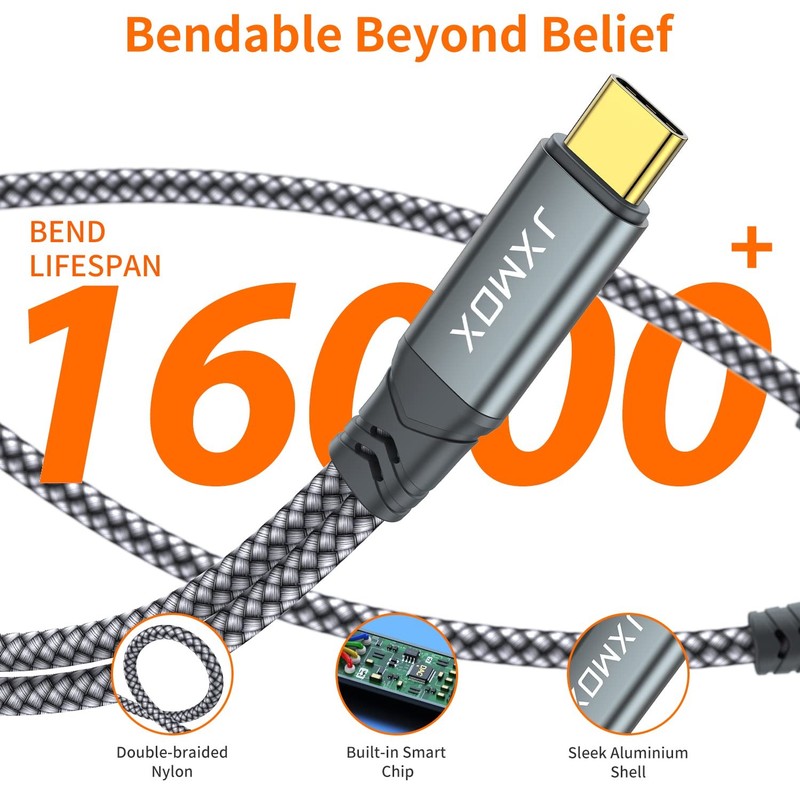USB C to 3.5mm Headphone and Charger Adapter, 2-in-1 USB Type C to Aux Jack Dong gallery