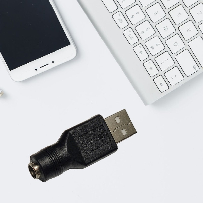 USB to for DC Adapter USB 2.0 A Male to for DC 5.5x2.1mm for DC Female Connector gallery
