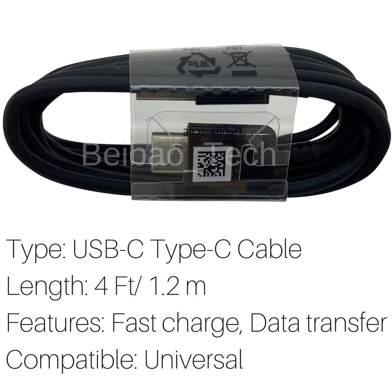 4FT Type C Charger Cable USB A -C Fast Charging Cord For Samsung S8 iPhone15 16 gallery