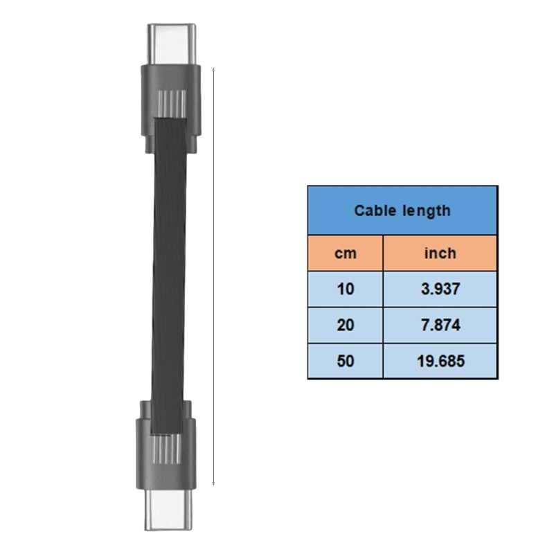 100W Type C Charging Cable PD100W 480Mbps Fast Speed Data Transfer Travel USB C gallery