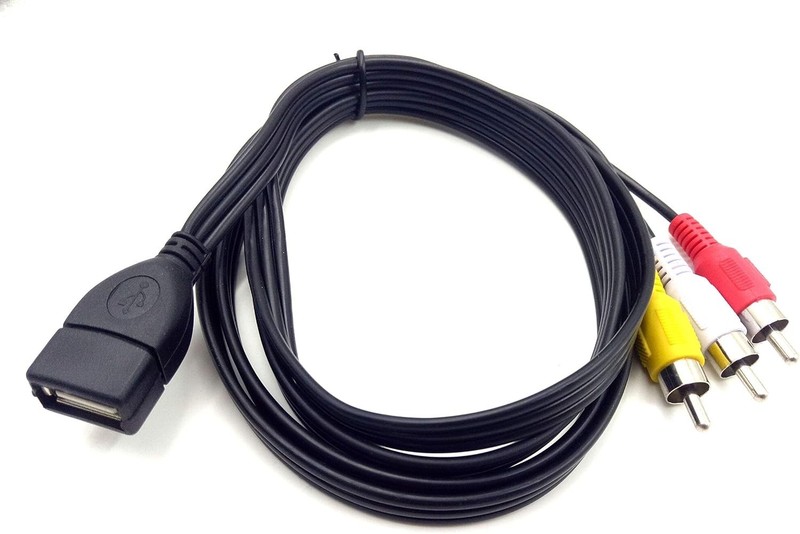 USB to 3RCA Cable, 5ft USB 2.0 Female to 3 RCA Male Cord gallery