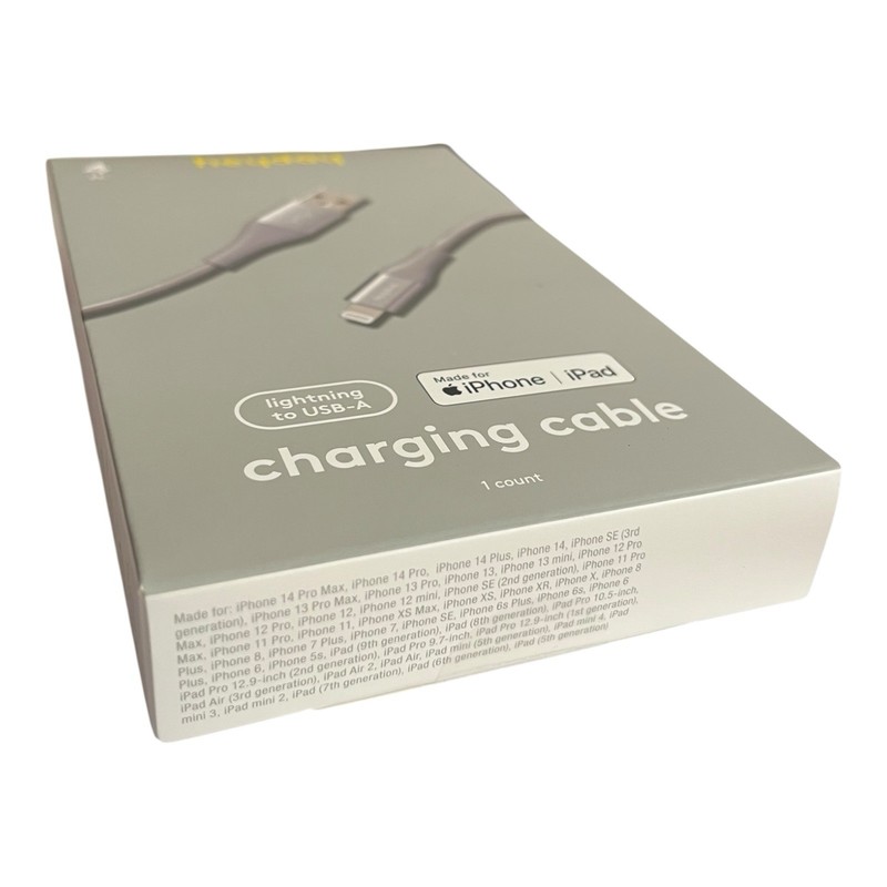 NIB Sealed Set of 4 Heyday 4 Ft Fast Charge USB-A Charging Cable iPhone & IPad gallery