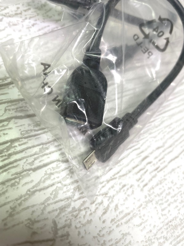 USB 2.0 A-Female to Micro B Charger Cable Black 30V 6 Inches 3-Pack gallery