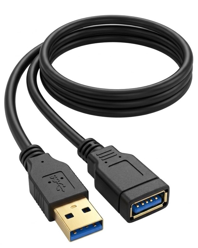 12ft USB 3.0 Extension Cable A Male To Female Cord For Webcam VR Hub Mac