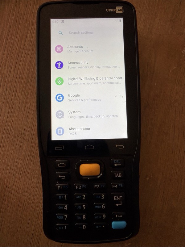 CipherLab RK25 Rugged Mobile Computer Scanner Used And It Great Condition