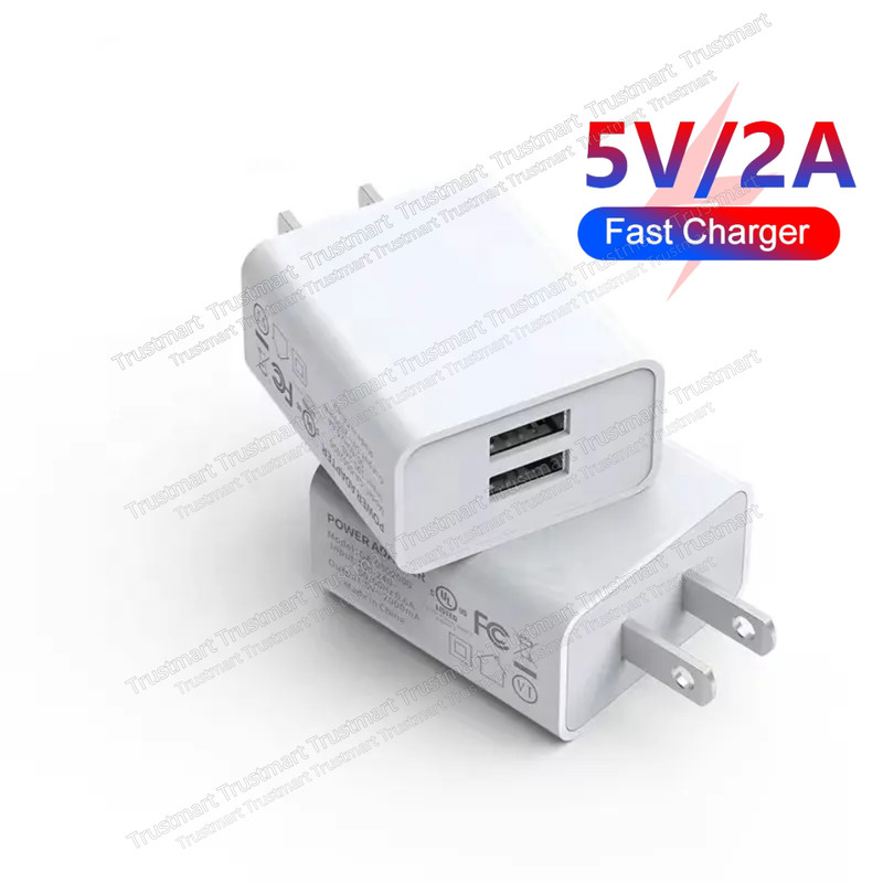 USB Charger Wall Plug 1-2Pack Dual Block Adapter Cube For iPhone 13 12 11 XR 8 7