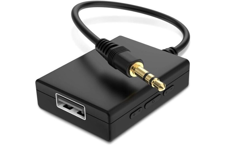 ANDTOBO USB to Aux Audio Adapter, 3.5mm Male to USB Female for Playing Music wit
