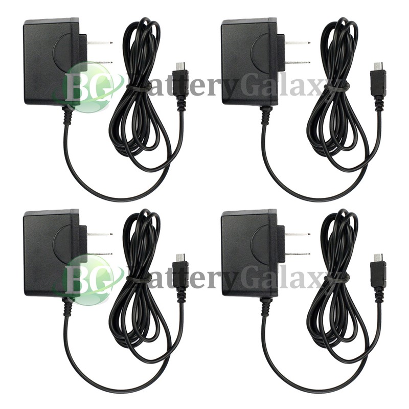 4 NEW Micro USB Home Wall AC Charger for Samsung Galaxy S S2 S3 S4 S5 S6 S7 HOT!