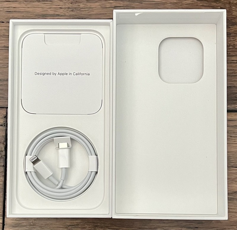 Apple iPhone 14 Pro Max Silver Accessories 128GB – With Box