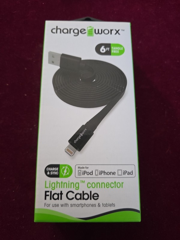 ChargeWorx iPhone 6ft Charging Cable