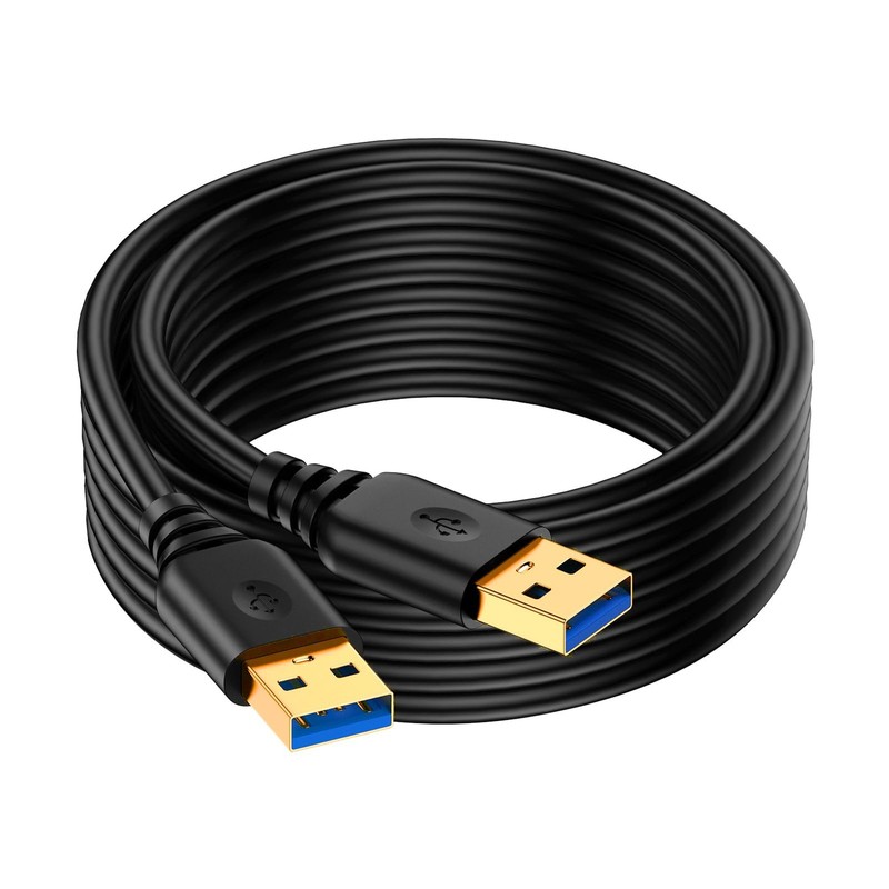 USB to USB Cable 6FT USB A To USB A Cable USB 3.0 Male to Male cable Double S…