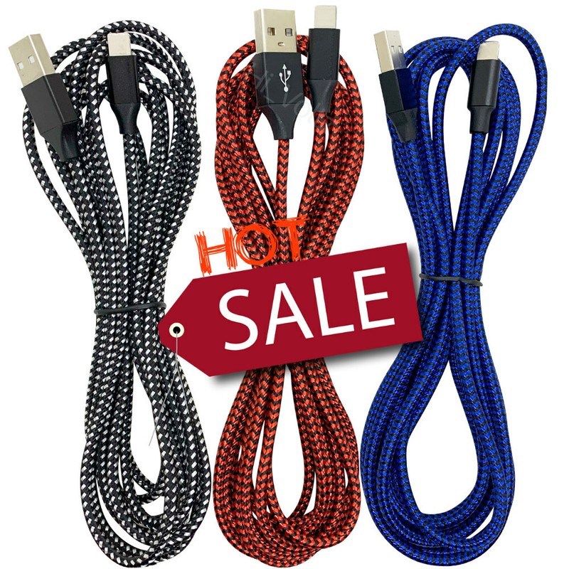 3Pack USB Fast Charger Cable Charging Cord For iPhone 12 11 XS Max XR X 8 7 6 SE
