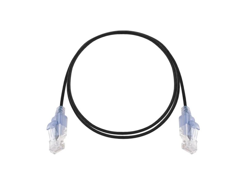 SLIM CAT6A CABLE - 10PK_ 3FT BLACK gallery