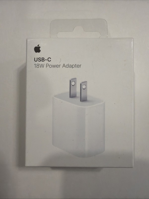 Apple 18W USB-C Power Adapter MU852LL/A (White) – Brand New