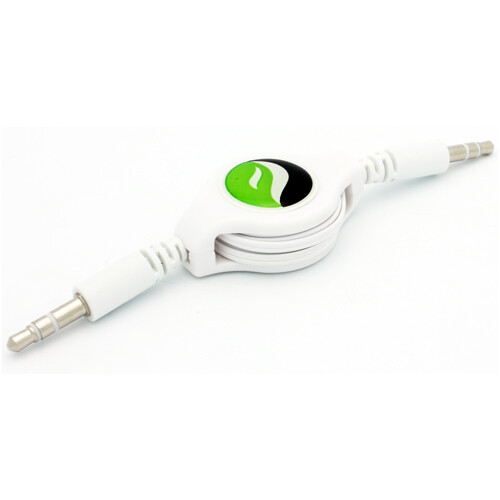 Aux Cable Retractable 3.5mm Adapter Car Stereo Aux-in Audio for Cell Phones gallery
