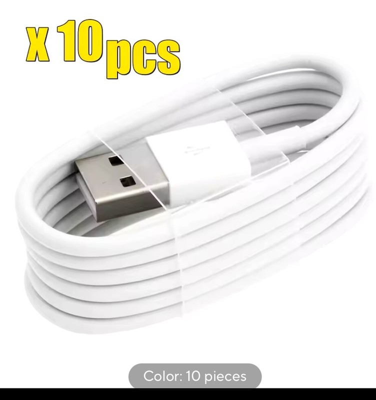10-PACK USB Data Fast Charger Cable Cord For Apple iPhon 6 7P 8 X 11 12 13 MAX gallery