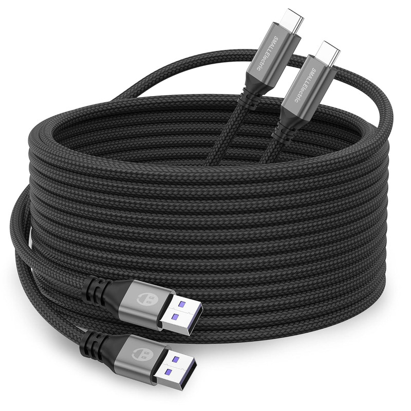 Extra Long USB Type-C 16Ft Fast Charging Cable, USB C to a Quick Charger Cord... gallery