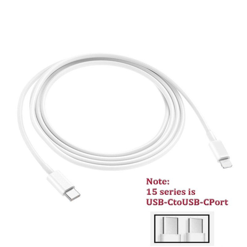 PD 20W Power Adapter USB Type-C Fast Charger Cable For iPhone 17 16 15 14 13 11 gallery