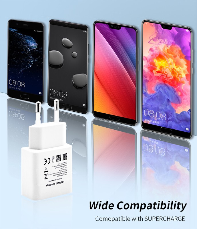 Original Huawei SuperCharge Wall Charger USB Type C Cable P20 P10+ Mate20 10 Pro gallery