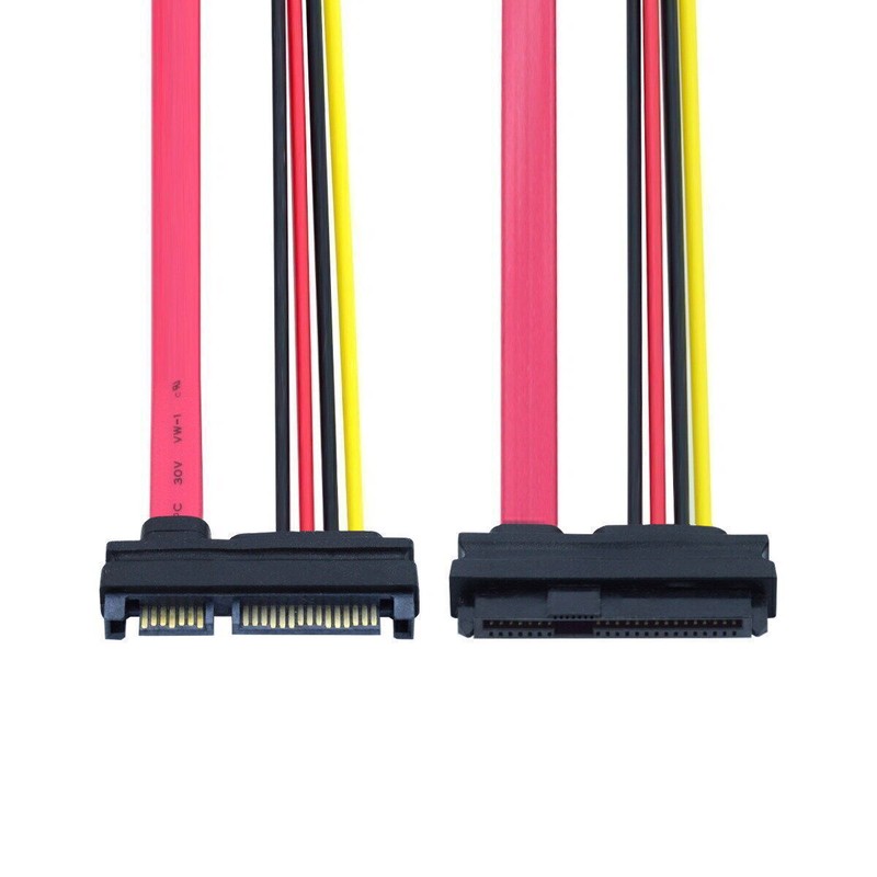 CABLECY SATA 22Pin Hard Disk Drive Raid to SFF-8482 SAS 29 Pin Extension Cable gallery
