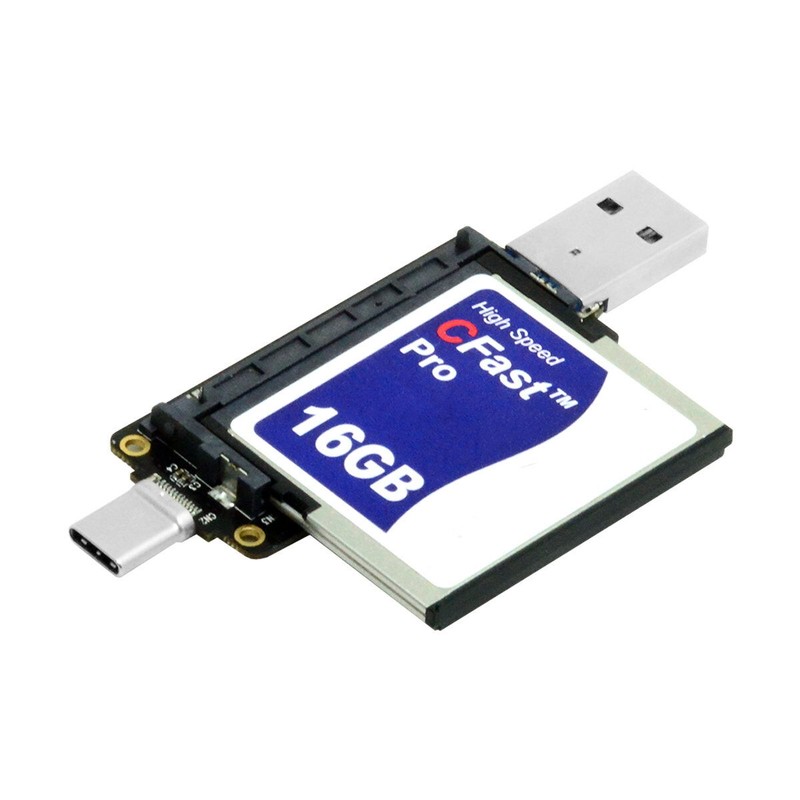 CABLECY CFast Card Reader USB-C USB3.0 for Desktop Laptop Type-C to CFast 2.0 gallery