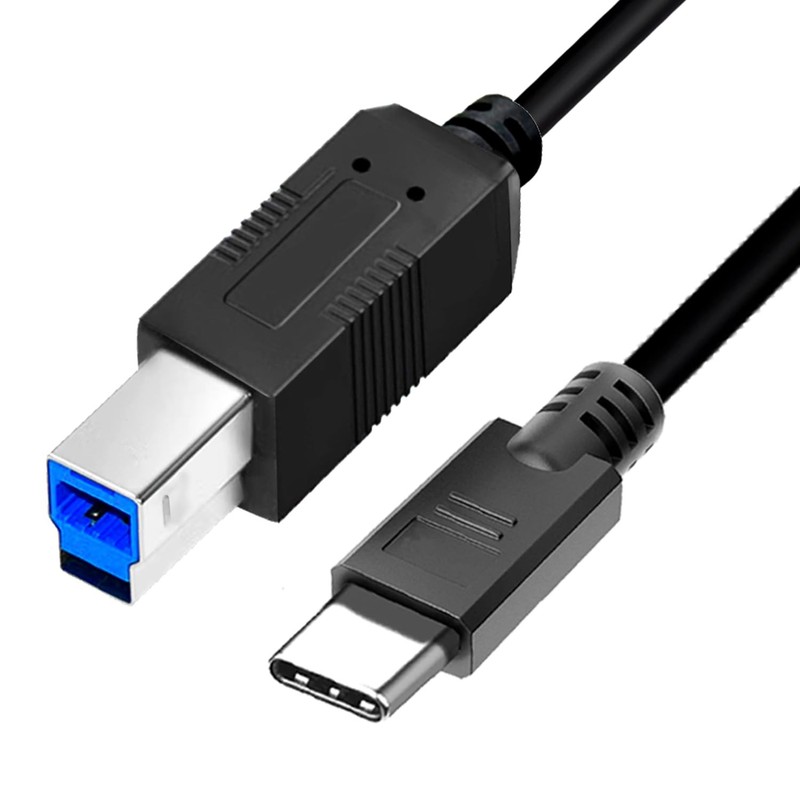 USB C To USB B 40FT Cable 3.0 Type C Compatible Docking Station Scanner gallery