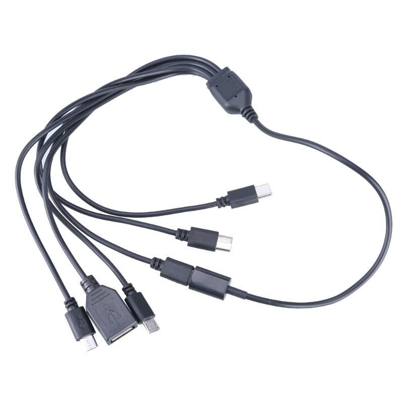 Multi Charging Cable 6 in 1 Type C to USB1 & USB Adapter Cable 47cm/18.5in gallery