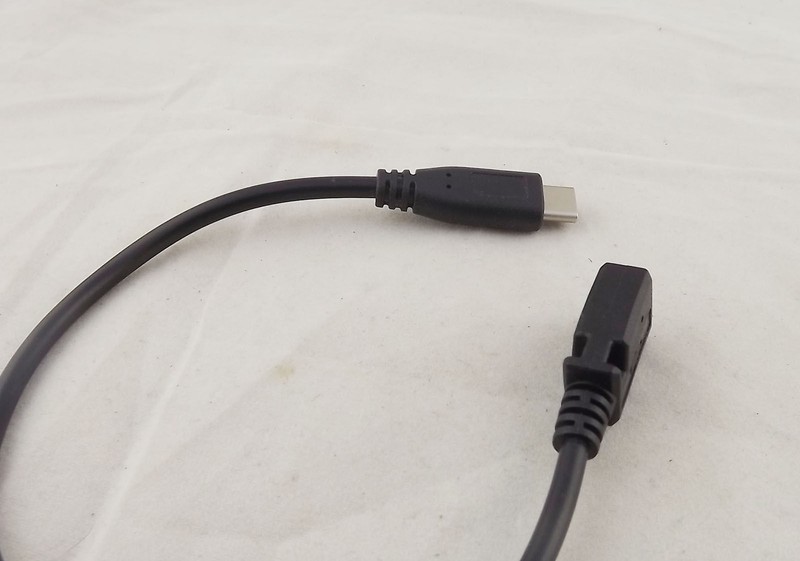 1x USB 3.1 Type C Male Plug to Mini USB Female Adapter Data Charger Sync Cable gallery