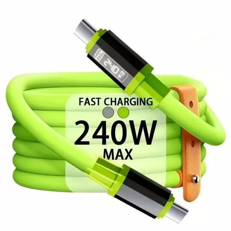 C – C 240W USB Type C Cable PD Fast Charging Phone Charger Data Cord