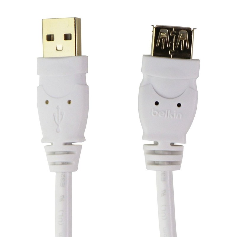 Belkin 6-Foot USB Extension Cable (Male to Female) USB 1.0 – White