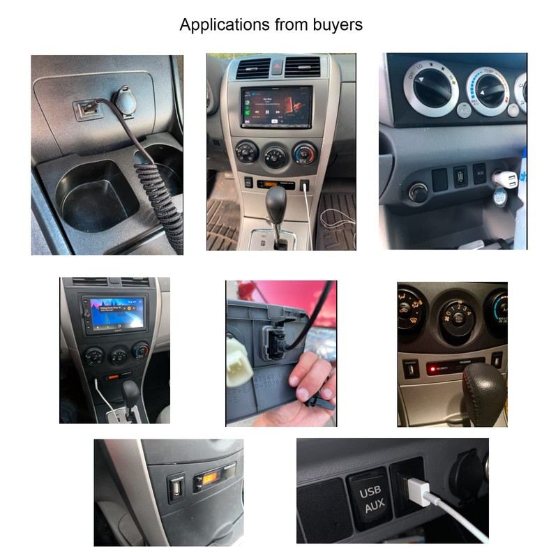 to Female USB Cable Adapter for Toyota VIOS/ALTIS (32 * 20mm) gallery