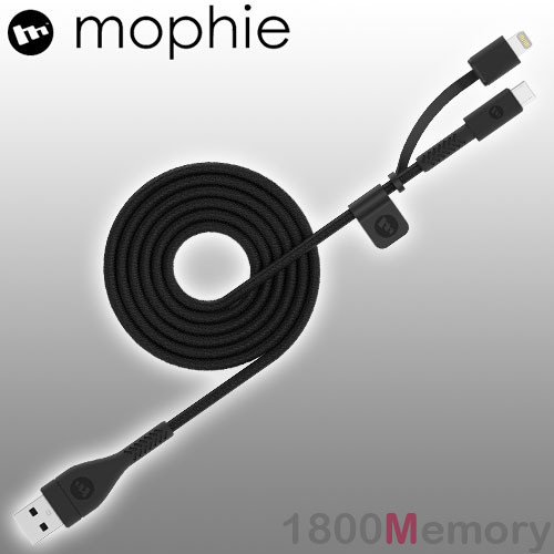 Mophie Pro Switch Tip Cable USB-A Apple Lightning / Micro USB 1.2m MFi-Certified gallery