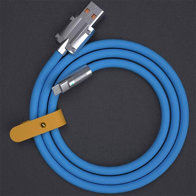 MVQF 6A S Charge 120W USB Cable Type-C To iOS Lighting Liquid Silicone