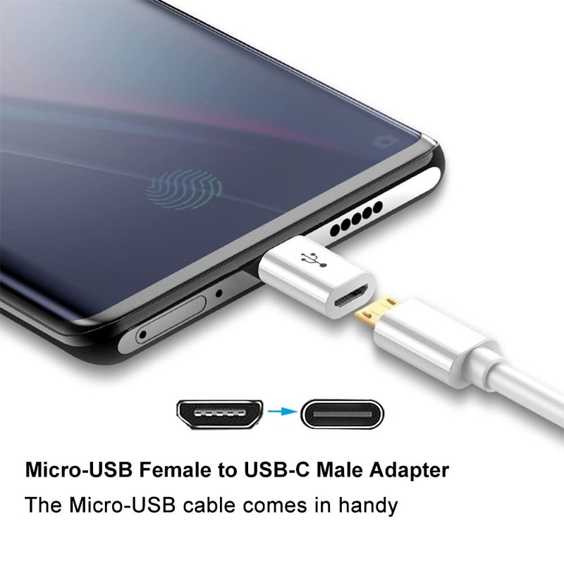 Adapter Micro USB to USB C 4 Pack, MicroUSB Female to USBC Male OTG Adapter C... gallery
