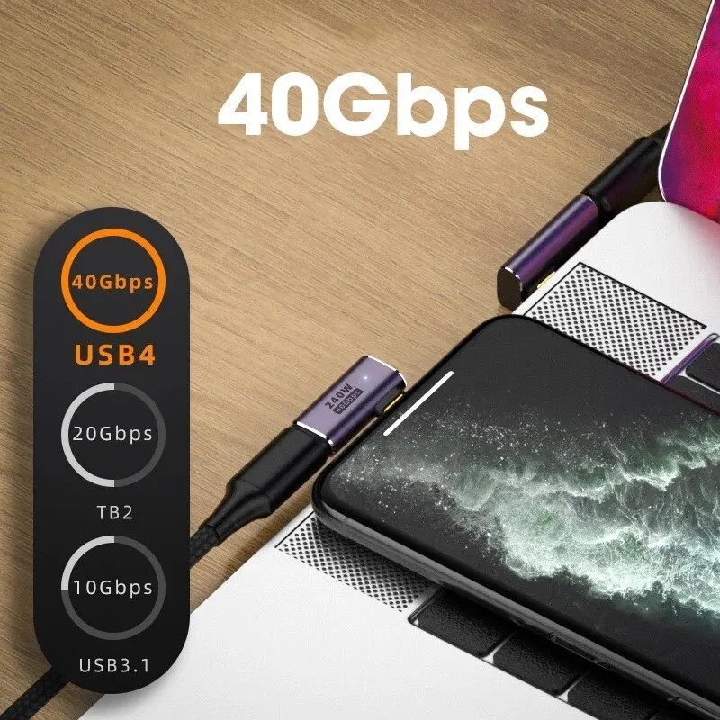 USB 4 Type C Female to Female Adapter Coupler 240W 40Gbps 8K for Thunderbolt Lot gallery