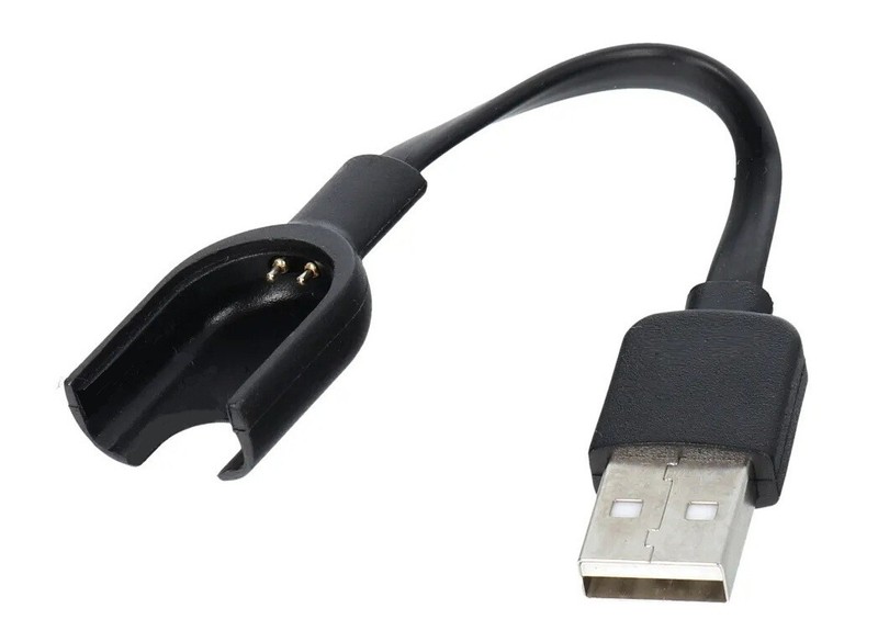 15cm Black USB A Charging Cable For XIAOMI Mi Band 2 (Connected Watch) gallery