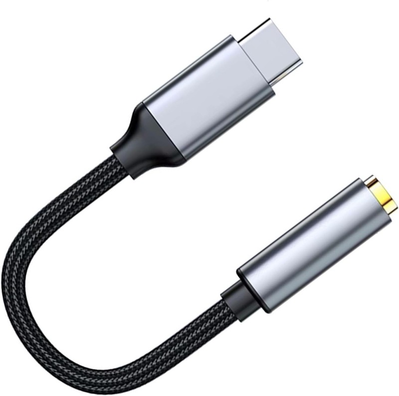 USB C to 3.5mm Audio Jack Adapter for Smartphones