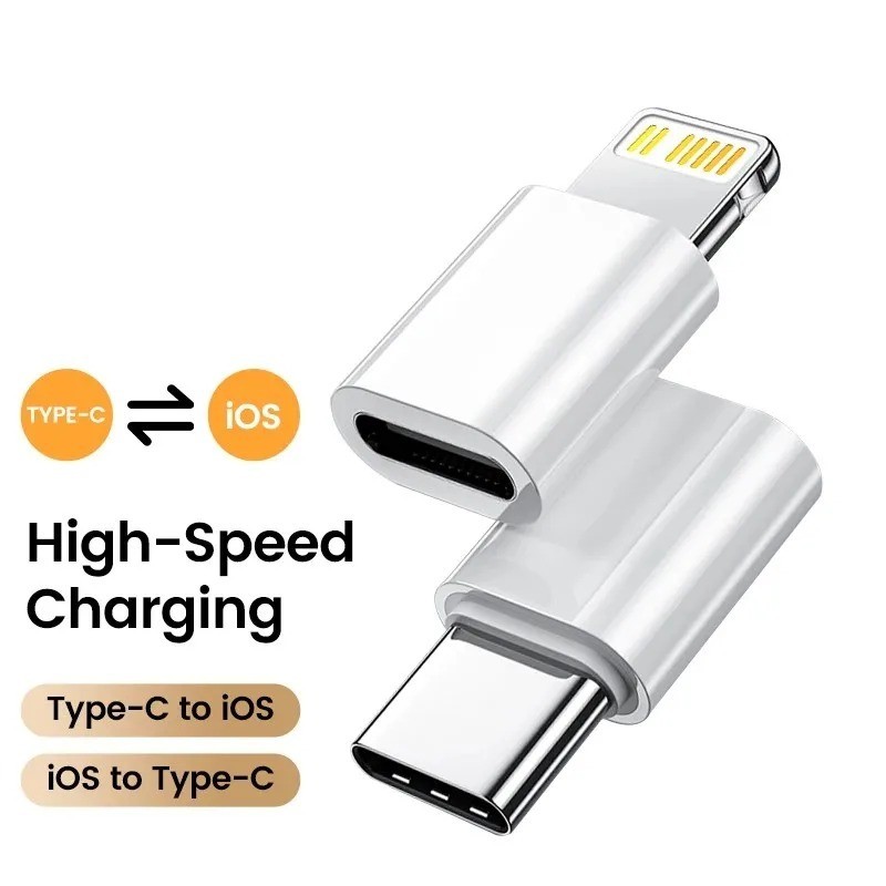 USB C Female to Lightning Male Adapter 1 Pack, Apple MFi Certified gallery