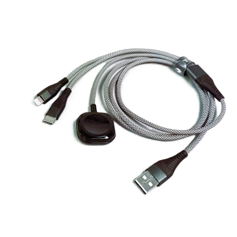 cell phone charging cord 3 in 1 - Black gallery