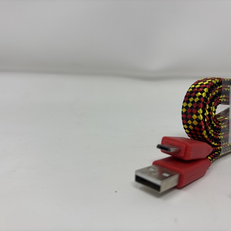 7-eleven braided micro charge/sync cable 38inches Nylon Red/yellow gallery