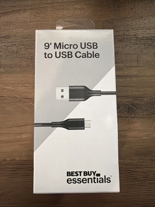 Best Buy Essentials 2.7m (8.9 ft.) Micro USB/USB-A Cable (BE-MMA922K)