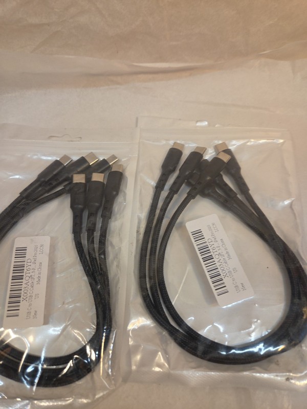 USB C to USB C Cable 1FT, 3-Pack 12 inch 20V 3A Type C PD Fast Charging Cord... gallery