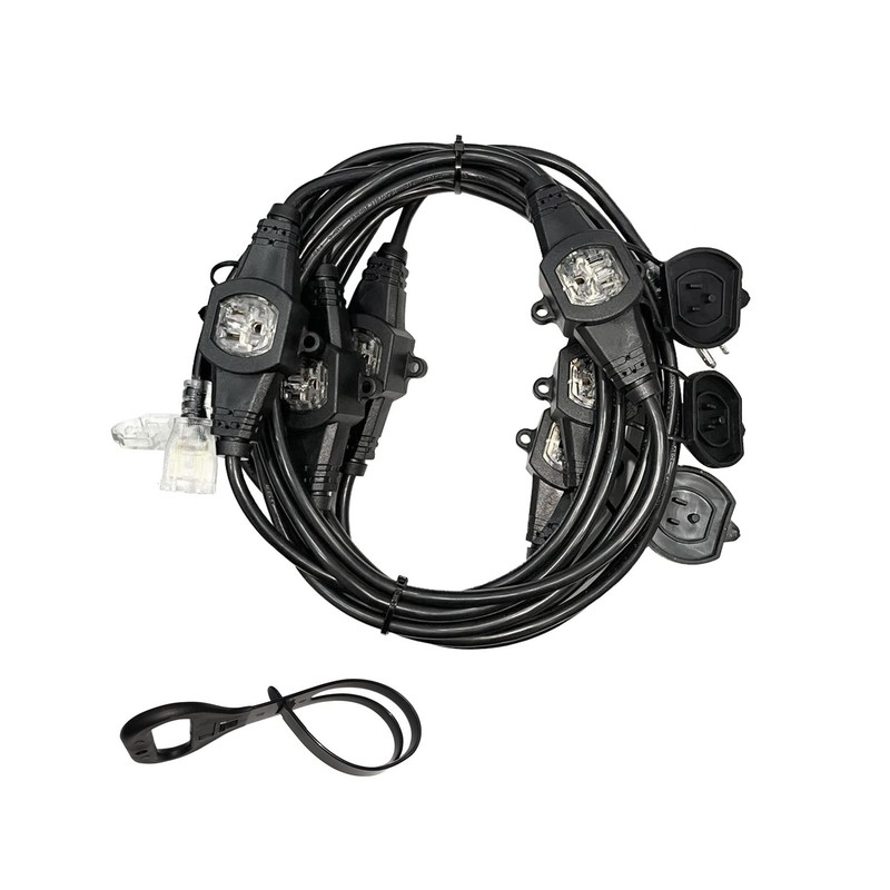 25FT Power Extension Cord 3 Prong, 16 Gauge SJTW 5-15R Cable Male P... Fast Ship