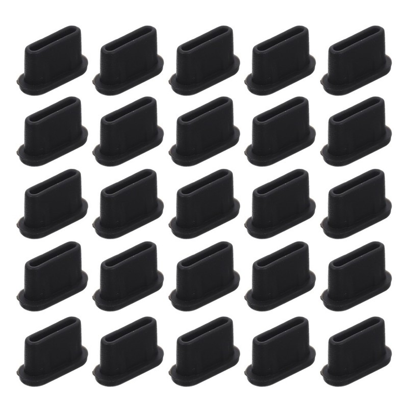 30 Pcs USB Write Blocker Type-C Dust Plug Outlet Charging Port Protector