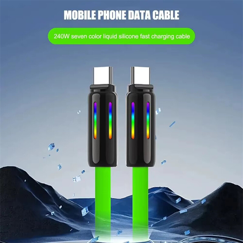 120W Fast Type C Wall Charger , 240W 5FT Super Fast Cable For Android Cell Phone gallery